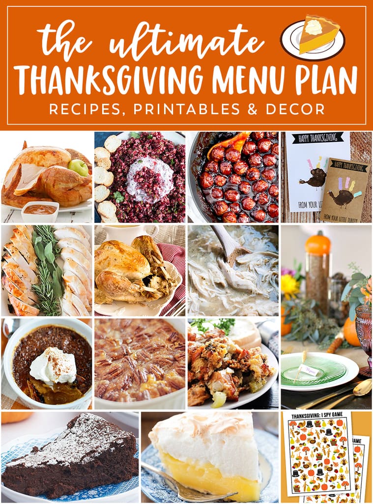 Thanksgiving Meal Plan and Party Ideas | Your Homebased Mom