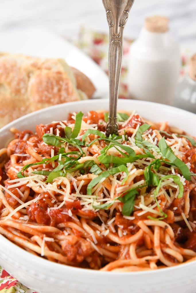 Spicy Tomato Pasta Amatriciana Pasta Your Homebased Mom