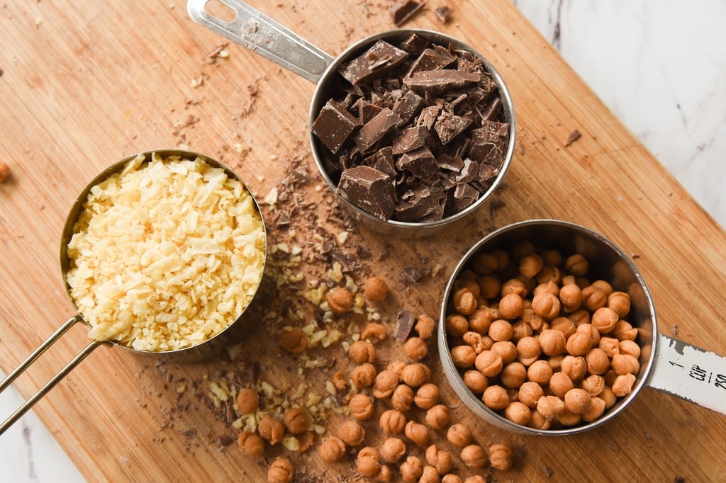 Ingredients for Bakery Style Chocolate Chip Cookies