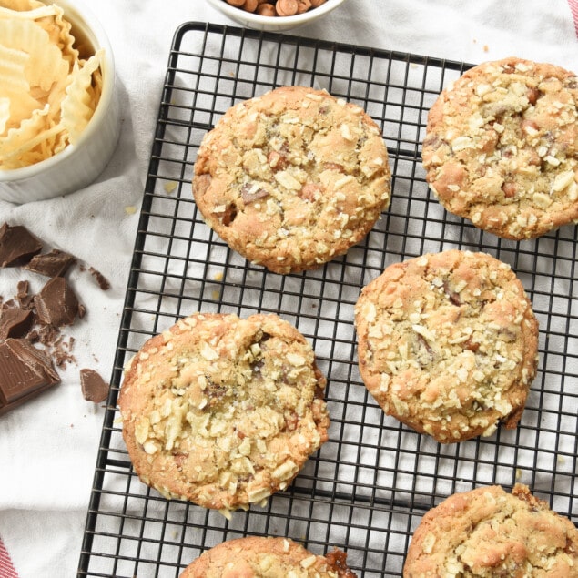 Bakery Style Chocolate Chip, Potato Chip and Caramel Cookies