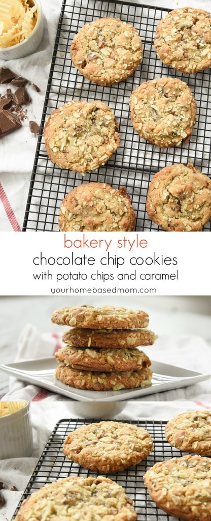 Bakery Style Chocolate Chip, Potato Chip and Caramel Cookies