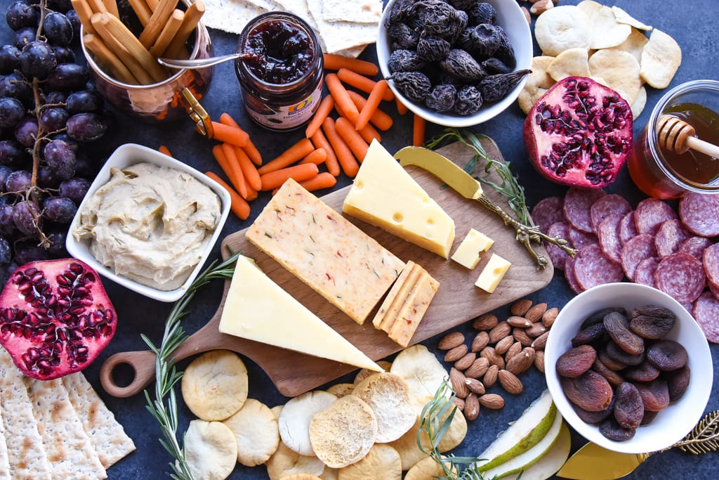 Quick and Easy Cheese board