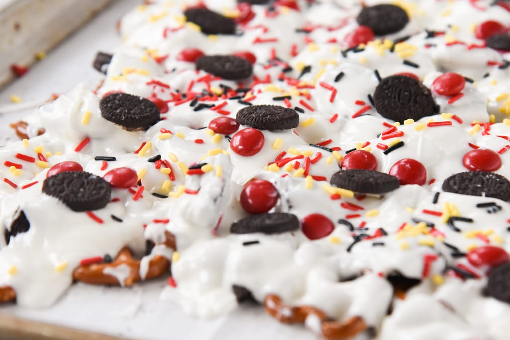 Mickey Mouse Cookie Bark