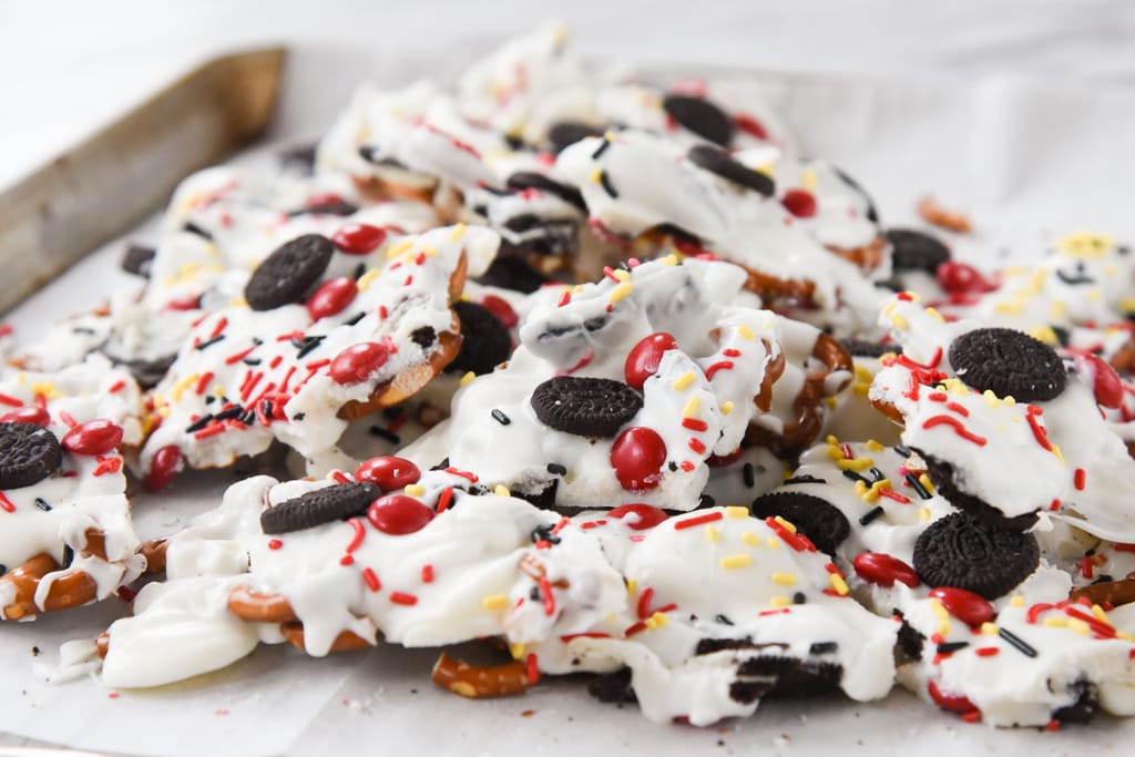 Mickey Mouse Cookie Bark