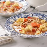 Slow Cooker Chicken Tortellini Soup