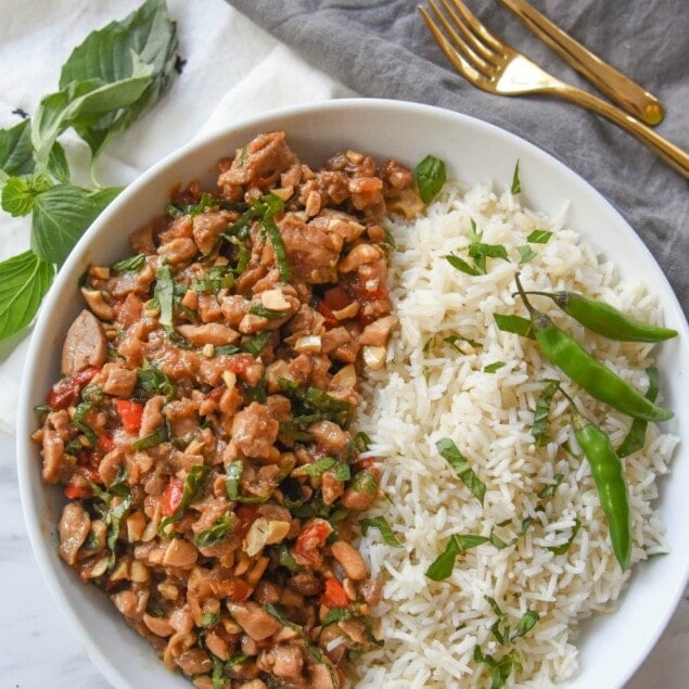 Spicy Thai Basil Chicken