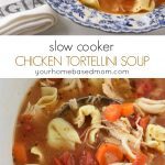 slow cooker chicken tortellini soup