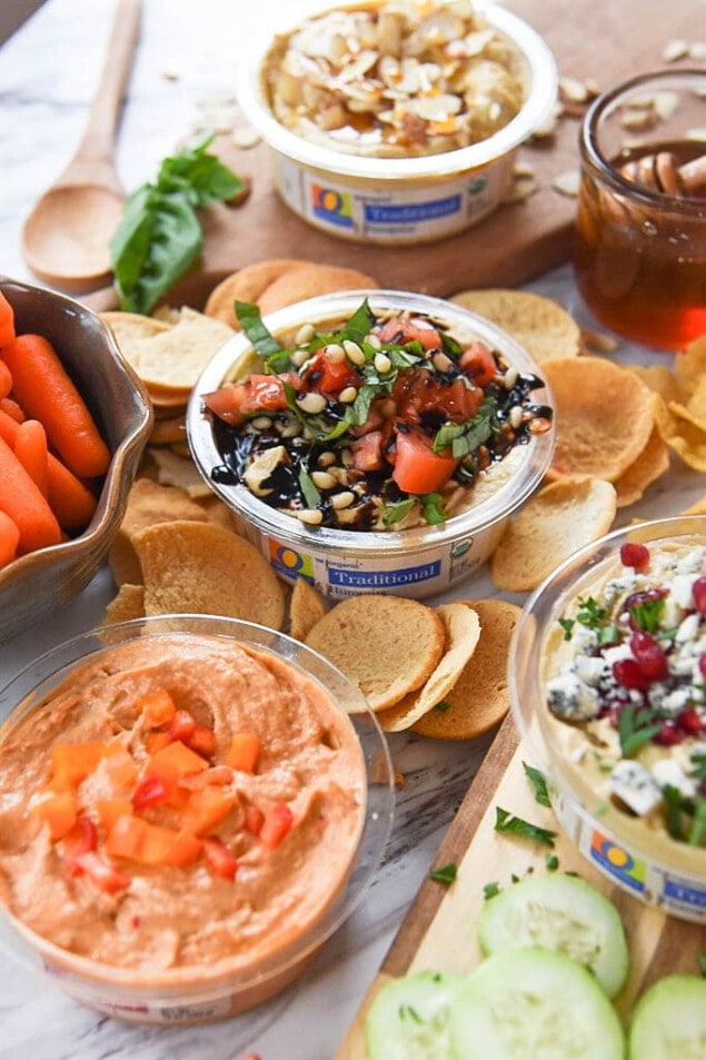Hummus Snacks are healthy and easy by Leigh Anne Wilkes