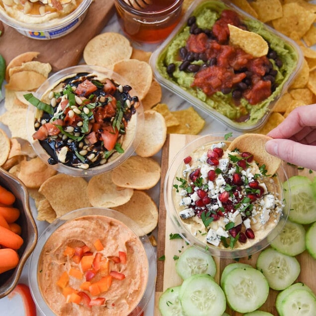 Healthy Snacks Ideas with Hummus