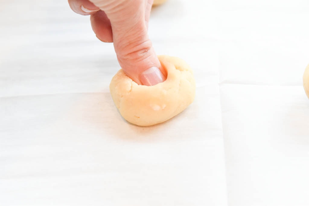 Salted Caramel Thumbprint Cookies