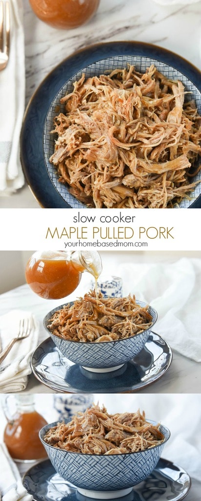 Slow Cooker Maple Pulled Pork