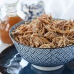 bowl of maple pulled pork