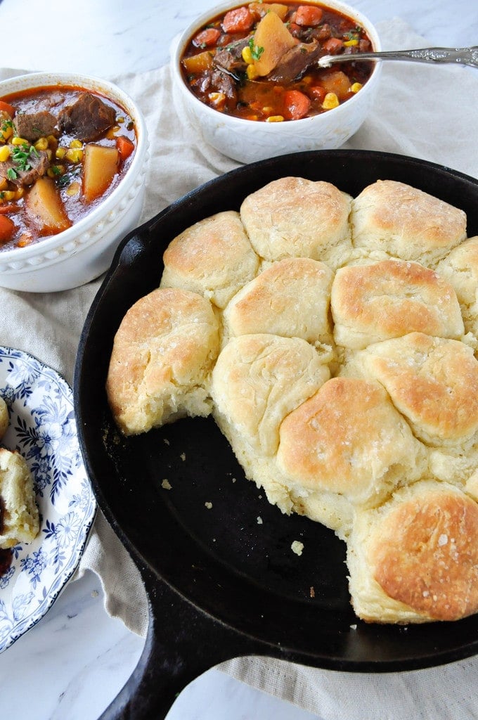 Buttermilk Cast Iron Biscuits - Girl With The Iron Cast