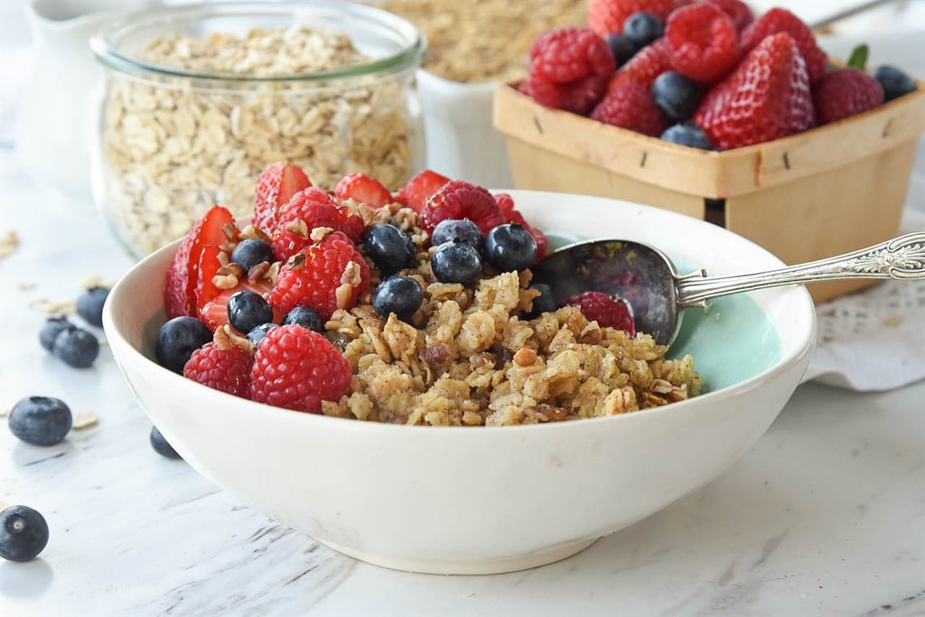 Pecan Maple Baked Oatmeal