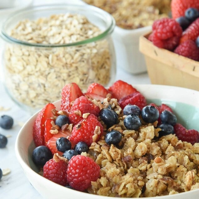 Pecan Maple Baked Oatmeal Recipe