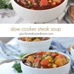 Slow Cooker Steak Soup