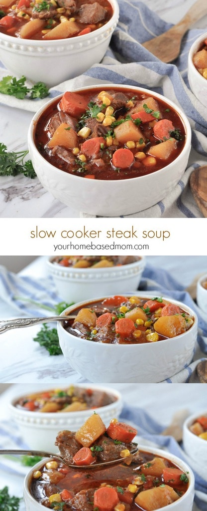 Slow Cooker Steak Soup
