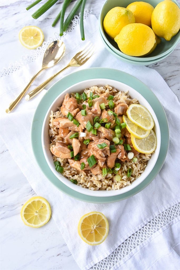 Instant Pot Chinese Lemon Chicken is easy and delicious