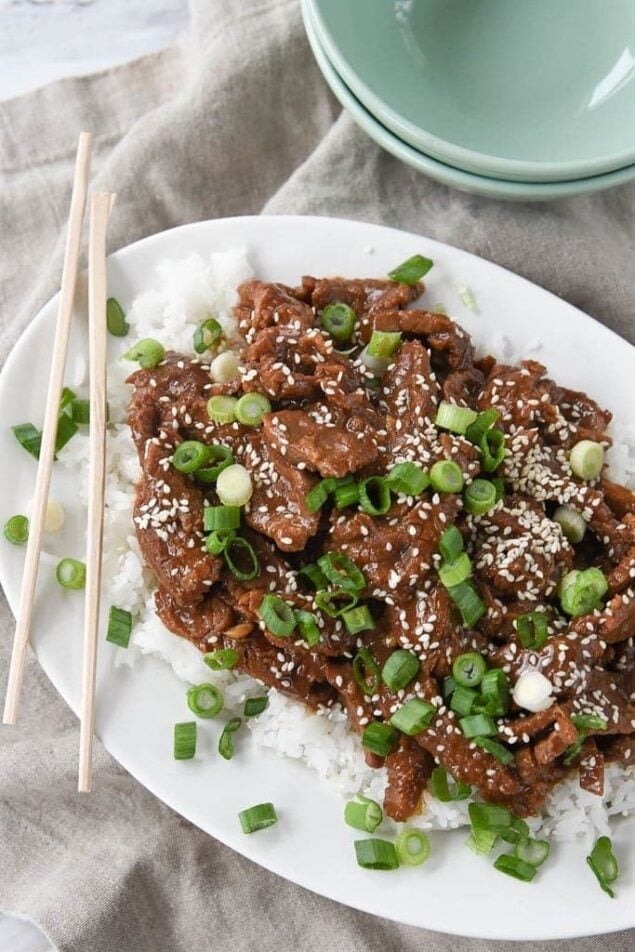 Instant Pot Mongolian Beef Your Homebased Mom