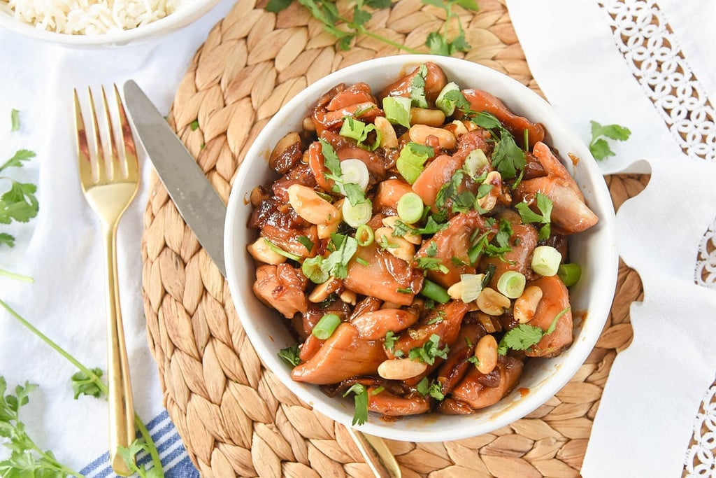 Caramel Chicken over rice