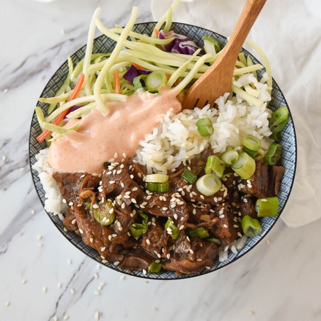 Instant Pot Korean BBQ Beef Bowl