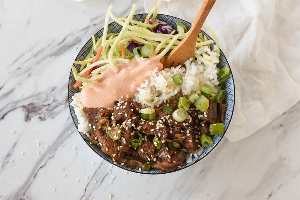 Instant Pot Korean Beef Bowls Recipe