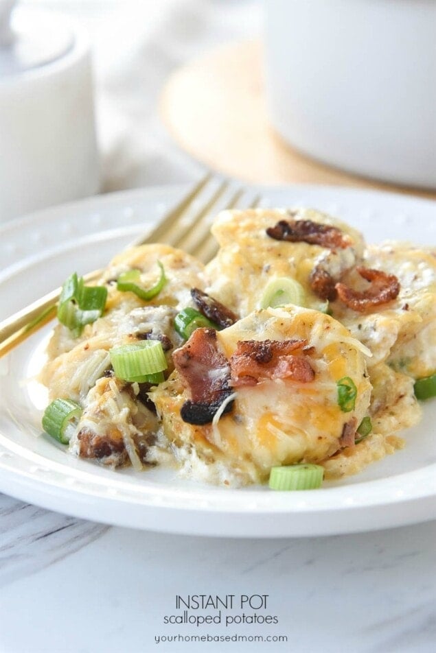 Instant Pot Scalloped Potatoes | Your Homebased Mom