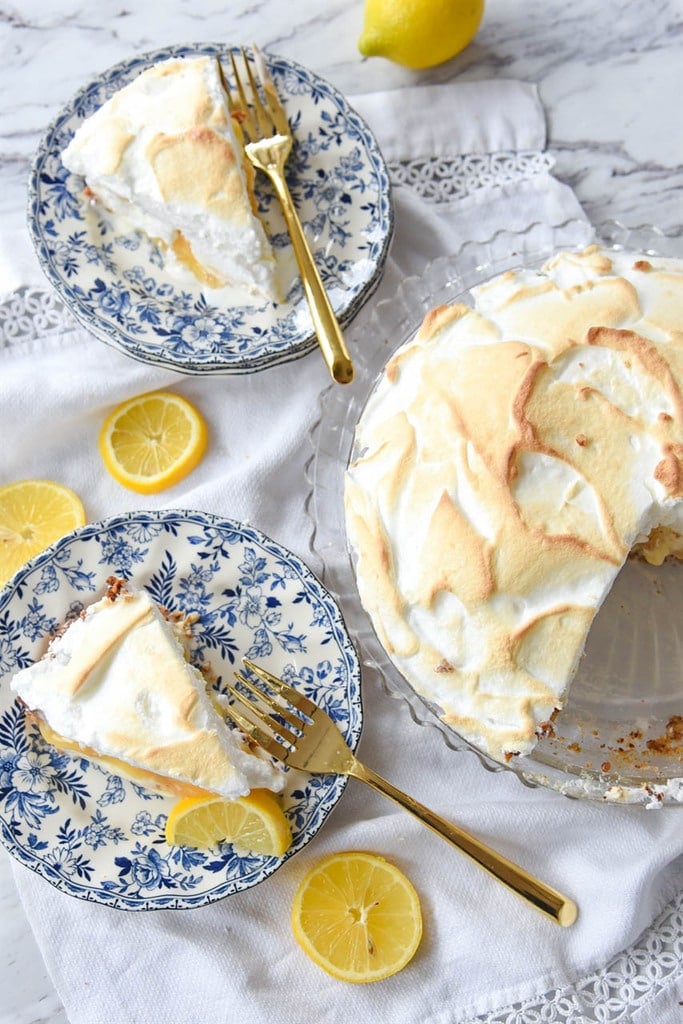 Lemon Curd Ice Cream Pie