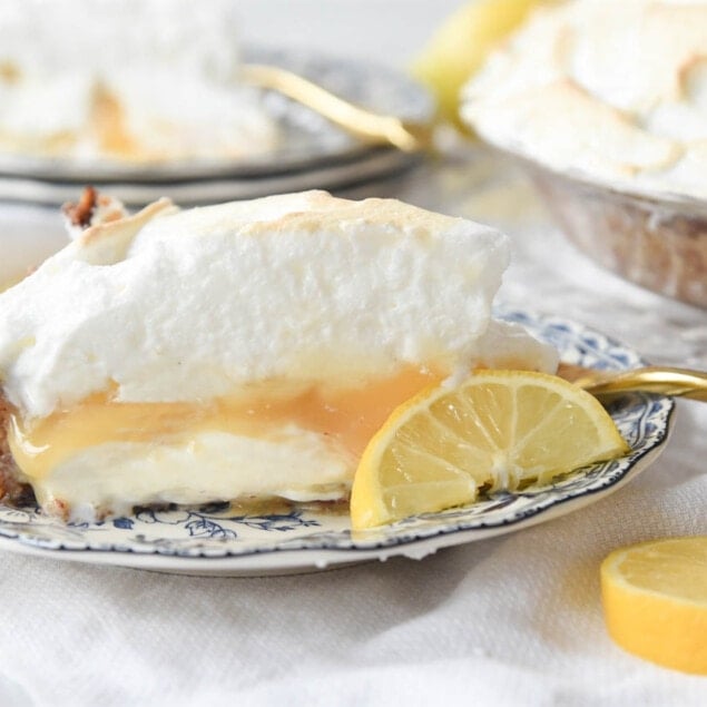 Lemon Curd Ice Cream Pie