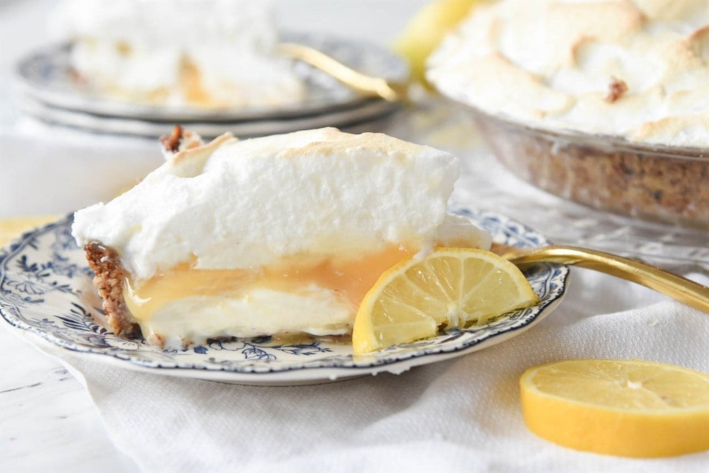 Lemon Curd Ice Cream Pie