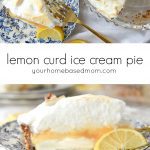 Lemon Curd Ice Cream Pie c