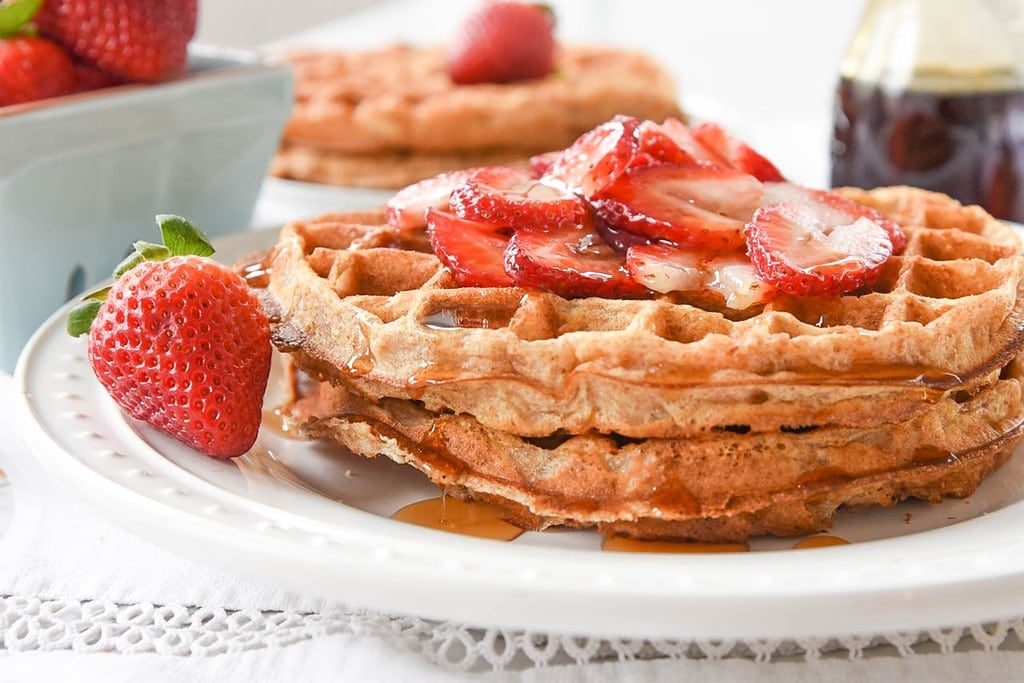 Oatmeal Waffles with Whole Wheat Flour