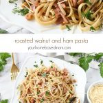 Roasted Walnut and Ham Pasta