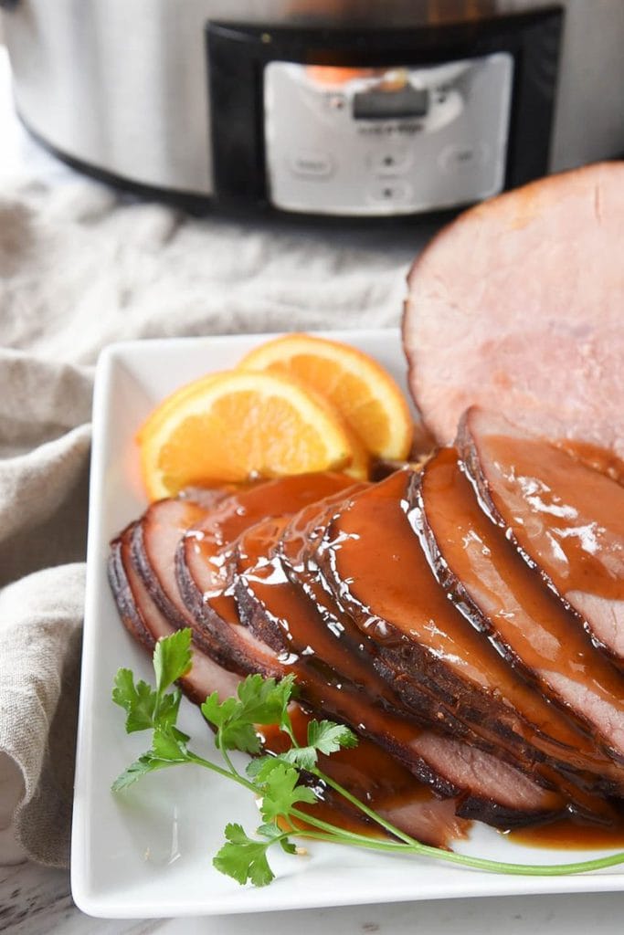 Maple Brown Sugar Slow Cooker Ham Your Homebased Mom