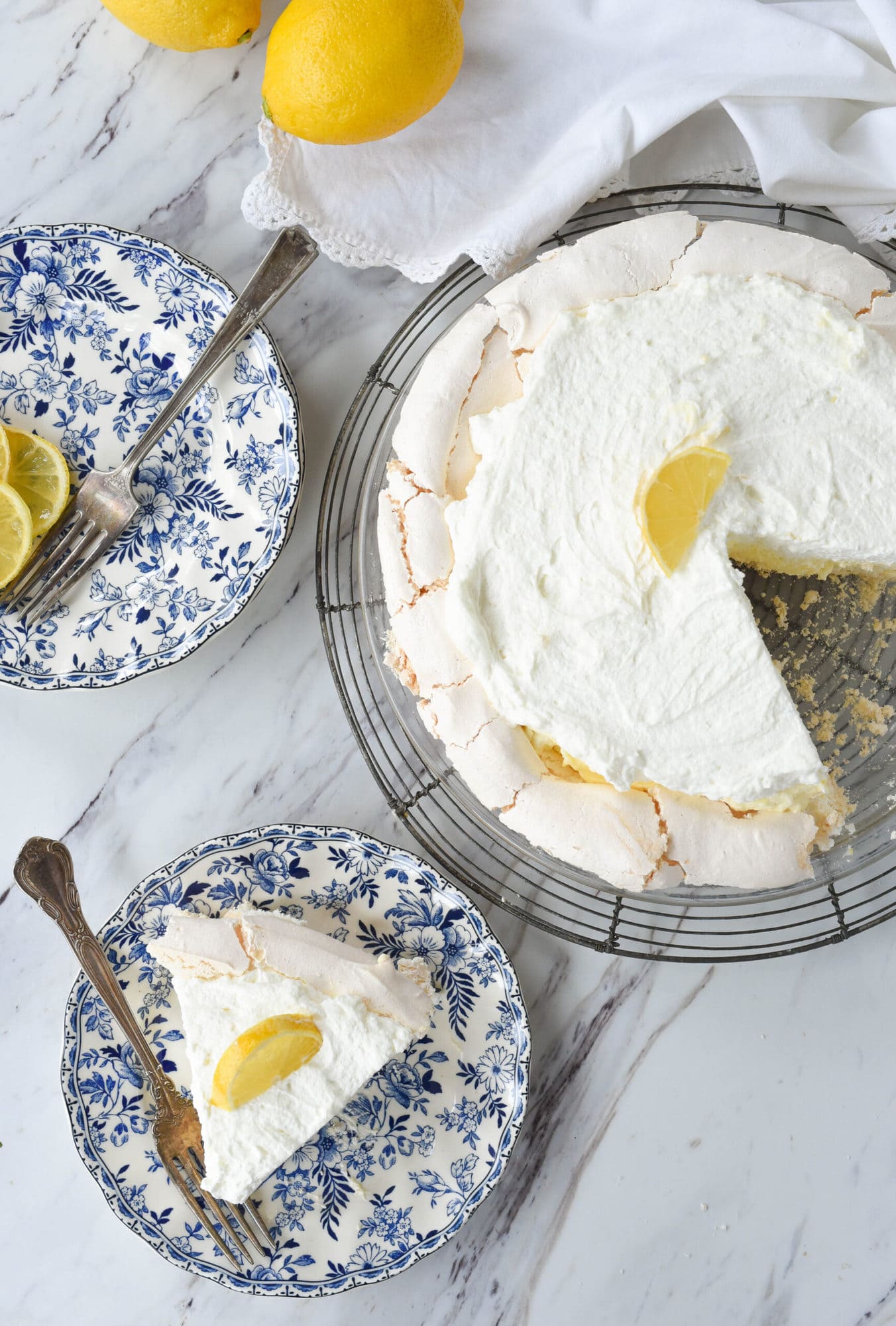 Easy Lemon Meringue Pie - with a cookie crumb crust - Foodle Club