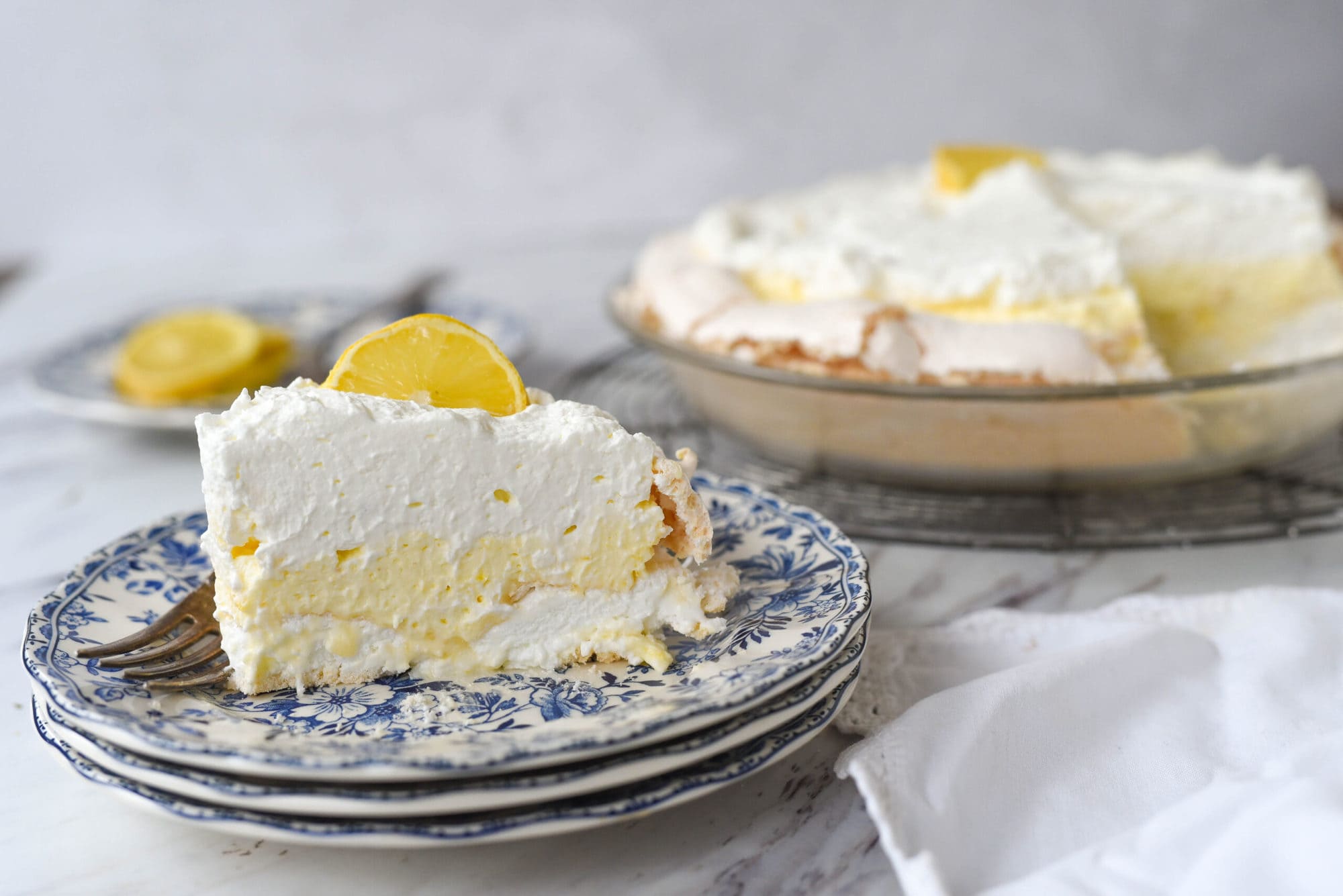 Easy Lemon Meringue Pie - with a cookie crumb crust - Foodle Club