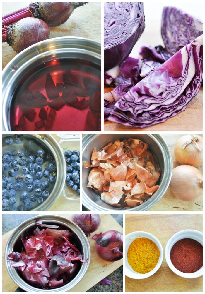 natural easter egg dyes