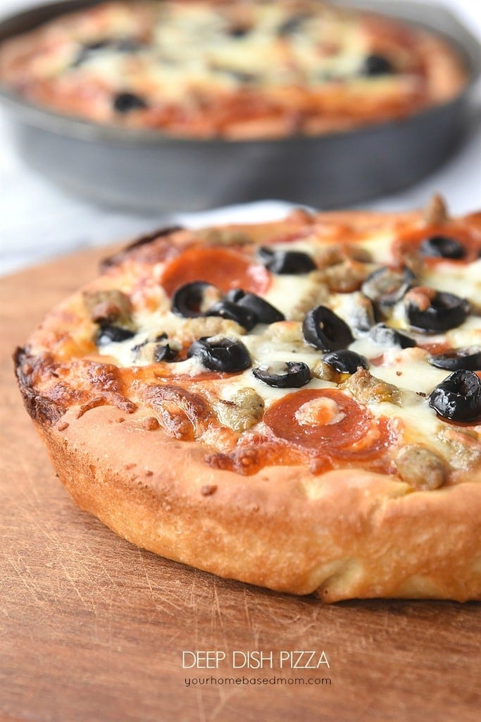 Deep Dish Pizza Recipe Perfect Pizza Crust | Leigh Anne ...