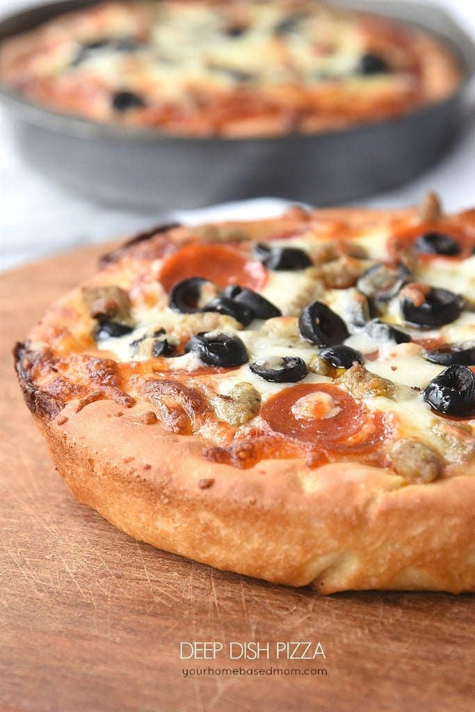 Pan Pizza Recipe, Deep Dish Pan Pizza Recipe