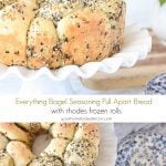 Everything Bagel Seasoning Pull Apart Bread with Rhodes Frozen Rolls