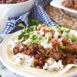 Slow cooker pulled pork tacos