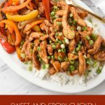 sweet and sticky chicken