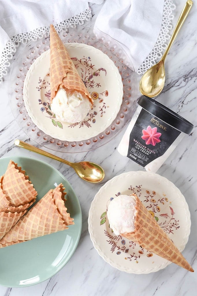 ALbertsons Ice Cream in a cone