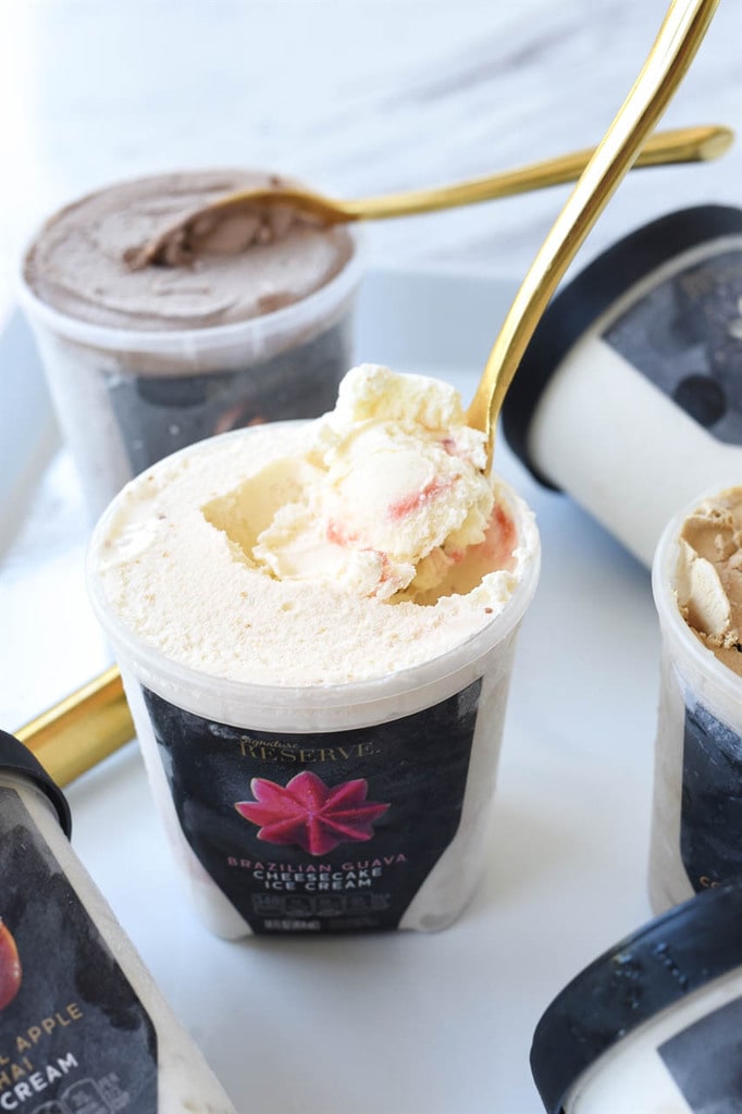 Brazilian Guava Cheesecake Ice Cream