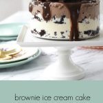 Brownie Ice Cream Cake