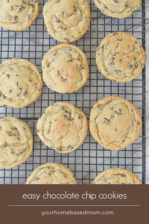 Easy Chocolate Chip Cookies | Recipe from Your Homebased Mom