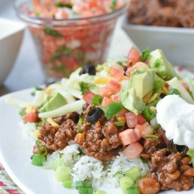 Mexican Haystacks | Recipe from Your Homebased Mom