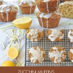 ZUcchini Muffins with Lemon Glaze