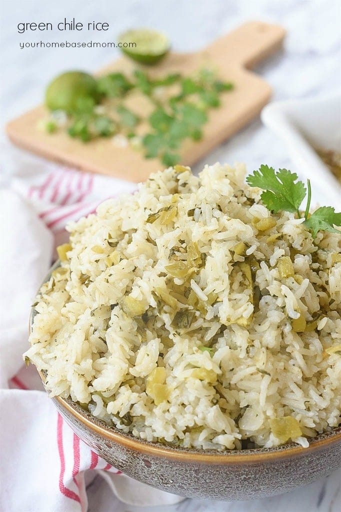 bowl of Green Chile Rice 