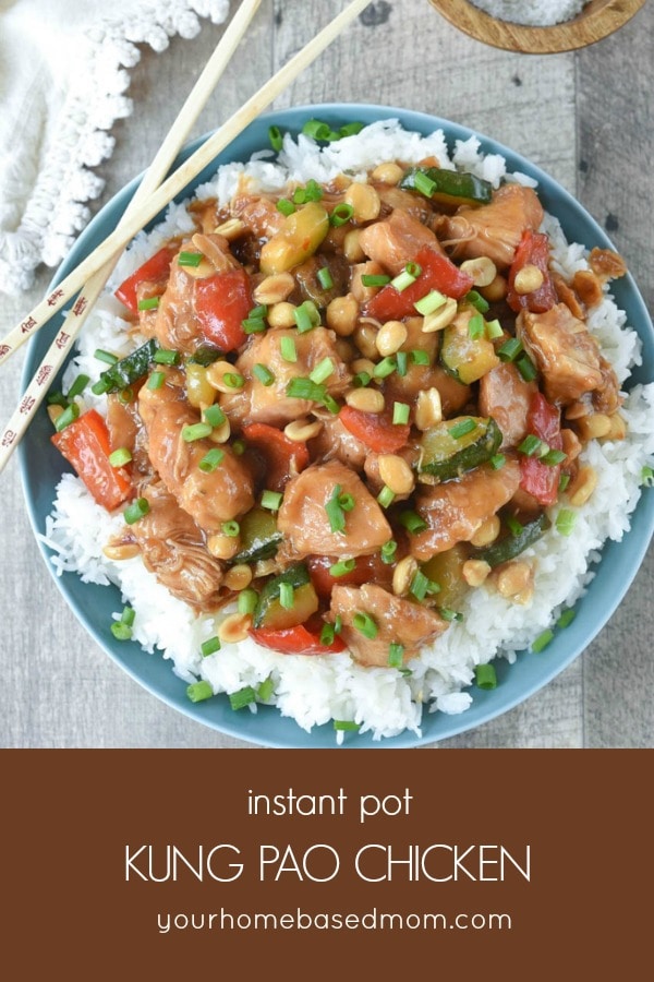 Bowl of Instant Pot Kung Pao Chicken